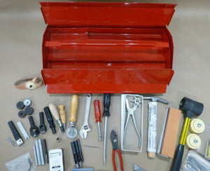 USGI 51 Pc. Canvas / Leather Workers Tool Kit W/ Toolbox NSN 5180 - 00 - 754 - 0731 - Royal Equipment USGI