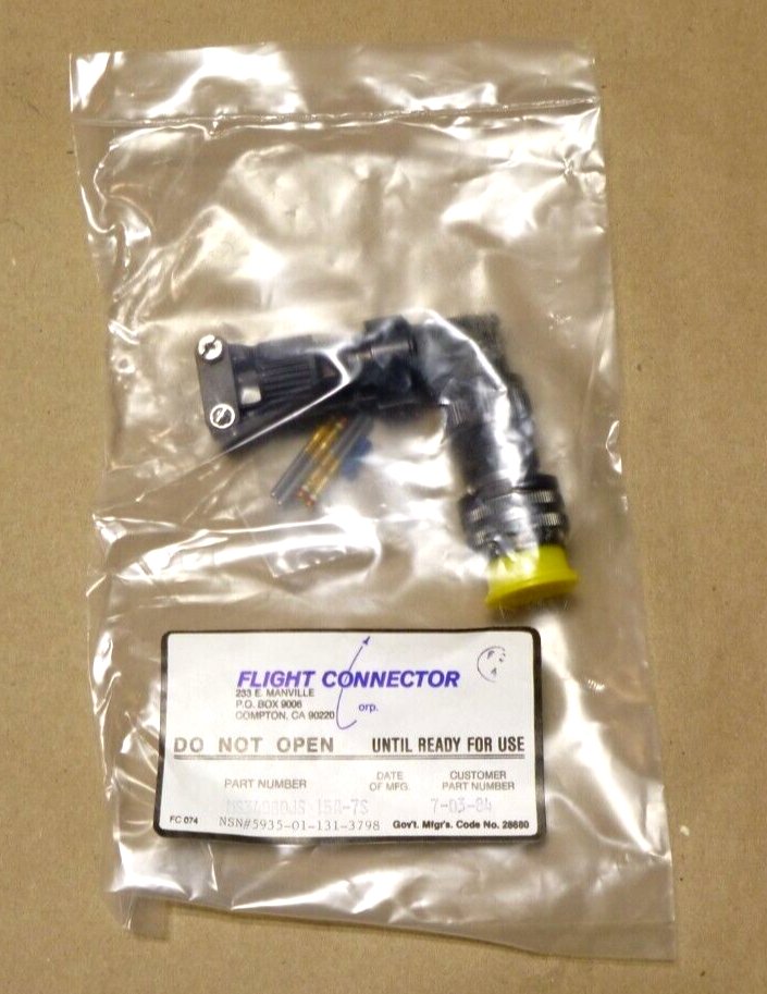 USGI Circular Mil Plug &amp; 90 Degree Backshell MS3408DJ 15A-7S, 5935-01-131-3789 | Electrical MRO Replacement Parts &amp; Components and Commercial Electrical Supplies Company