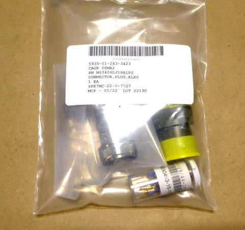 USGI Circular Mil - Spec Connector 18 - 1 Pos. MS3406DJ18A1PZ, 5935 - 01 - 243 - 3423 - Royal Equipment MIL SPEC