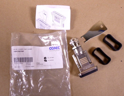 USGI Conec Backshell 9 Position D-SUB HOOD JACK 180 Deg. 165X15019X | Electrical MRO Replacement Parts &amp; Components and Commercial Electrical Supplies Company
