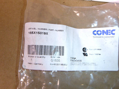 USGI Conec Backshell 9 Position D-SUB HOOD JACK 180 Deg. 165X15019X | Electrical MRO Replacement Parts &amp; Components and Commercial Electrical Supplies Company