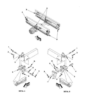 USGI FMTV LMTV MRAP Front Leaf Spring Hanger Bracket 12417411, 2510 - 01 - 387 - 8469 - Royal Equipment TACOM