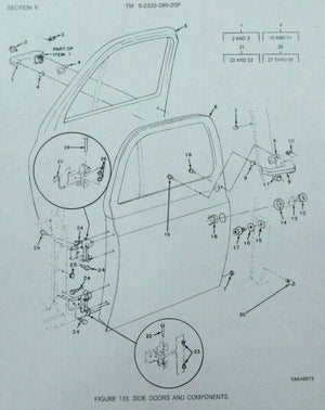 USGI Genuine GM CUCV 1985 - 91 (RH) Lower Door Hinge 14000092, 2510 - 01 - 162 - 7120 - Royal Equipment USGI