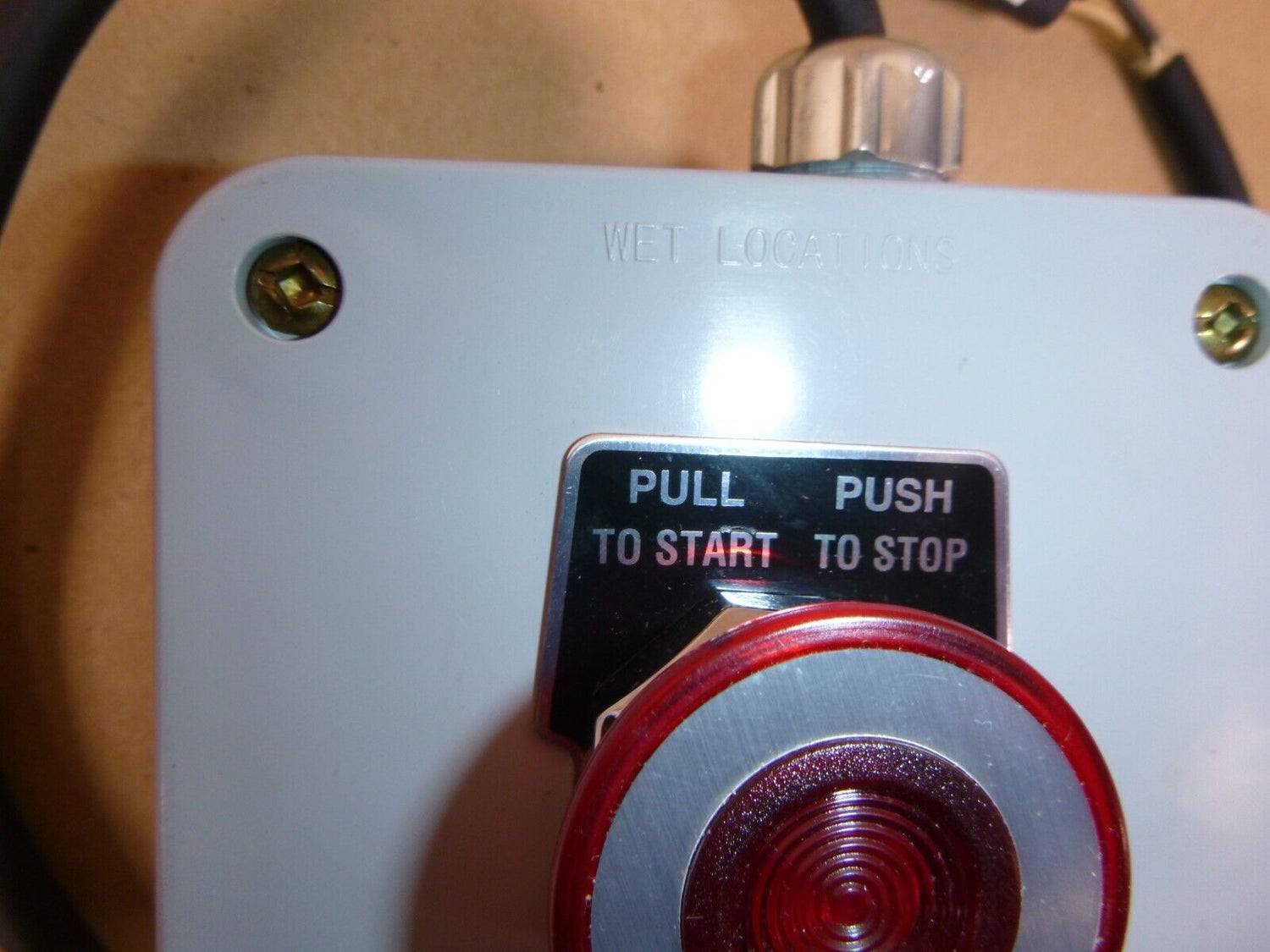 USGI HDT Multi-Temperature Refrigerated Container (MTRCS) Emergency Stop Switch | Industrial MRO Replacement Parts, Manufacturing Machine Parts &amp; Components, Heavy Equipment Parts Supplier