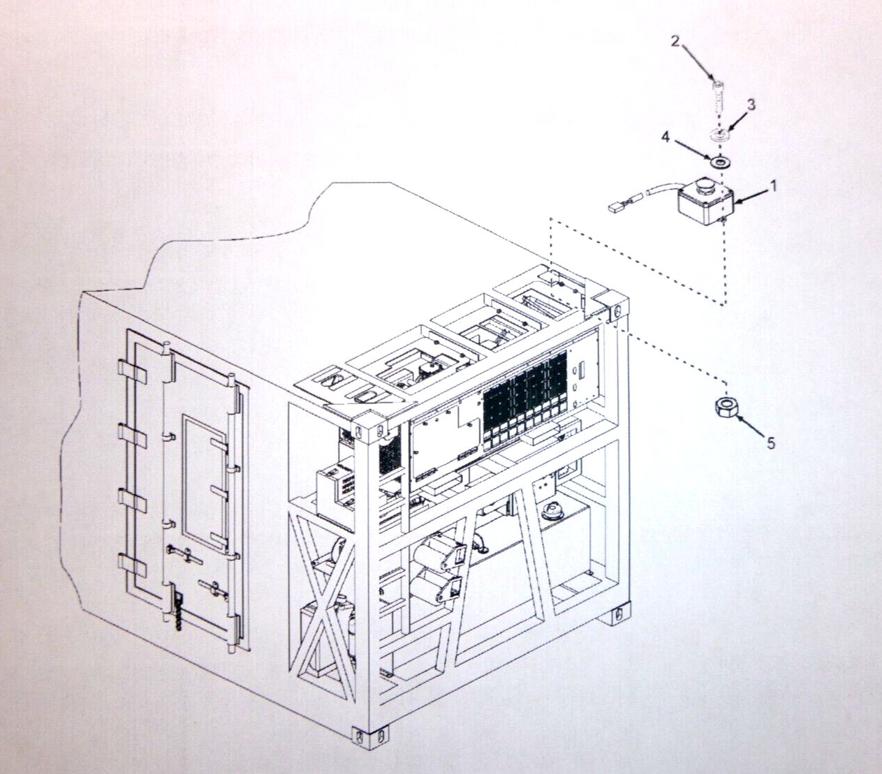 USGI HDT Multi-Temperature Refrigerated Container (MTRCS) Emergency Stop Switch | Industrial MRO Replacement Parts, Manufacturing Machine Parts &amp; Components, Heavy Equipment Parts Supplier