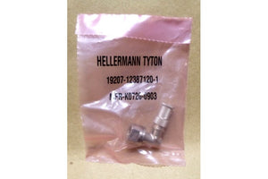 USGI Hellermann Tyton 12387120 - 1 Military 90 Deg. Backshell Size 8 Aluminum - Royal Equipment Royal Equipment