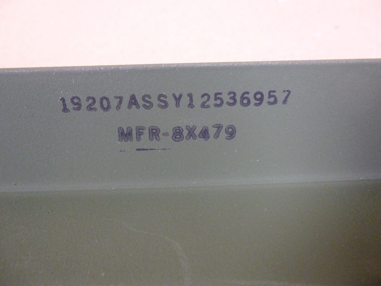USGI Humvee M1167 ECV Upper Right Door Guide Bracket 12536957 , 2590-01-608-0047 | Genuine HMMWV Replacement Parts and Military Surplus Humvee Parts &amp; Accessories