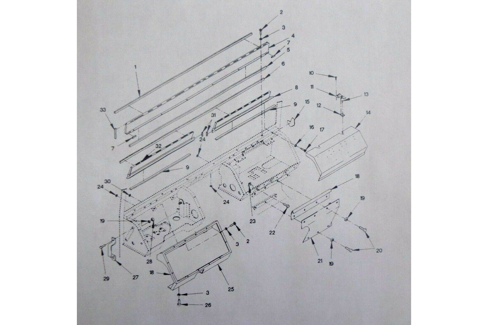 USGI M1078 Series LMTV (LH) Dashboard Heater Duct Shield 12420495-008 | Genuine FMTV Replacement Parts, LMTV Parts For Sale and Military Surplus Medium Tactical Vehicle Parts &amp; Components