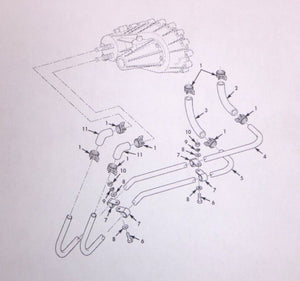 USGI M1151, M1152 Humvee Transfer Case Cooler Line 6032848, 4710 - 01 - 565 - 7197 - Royal Equipment TACOM