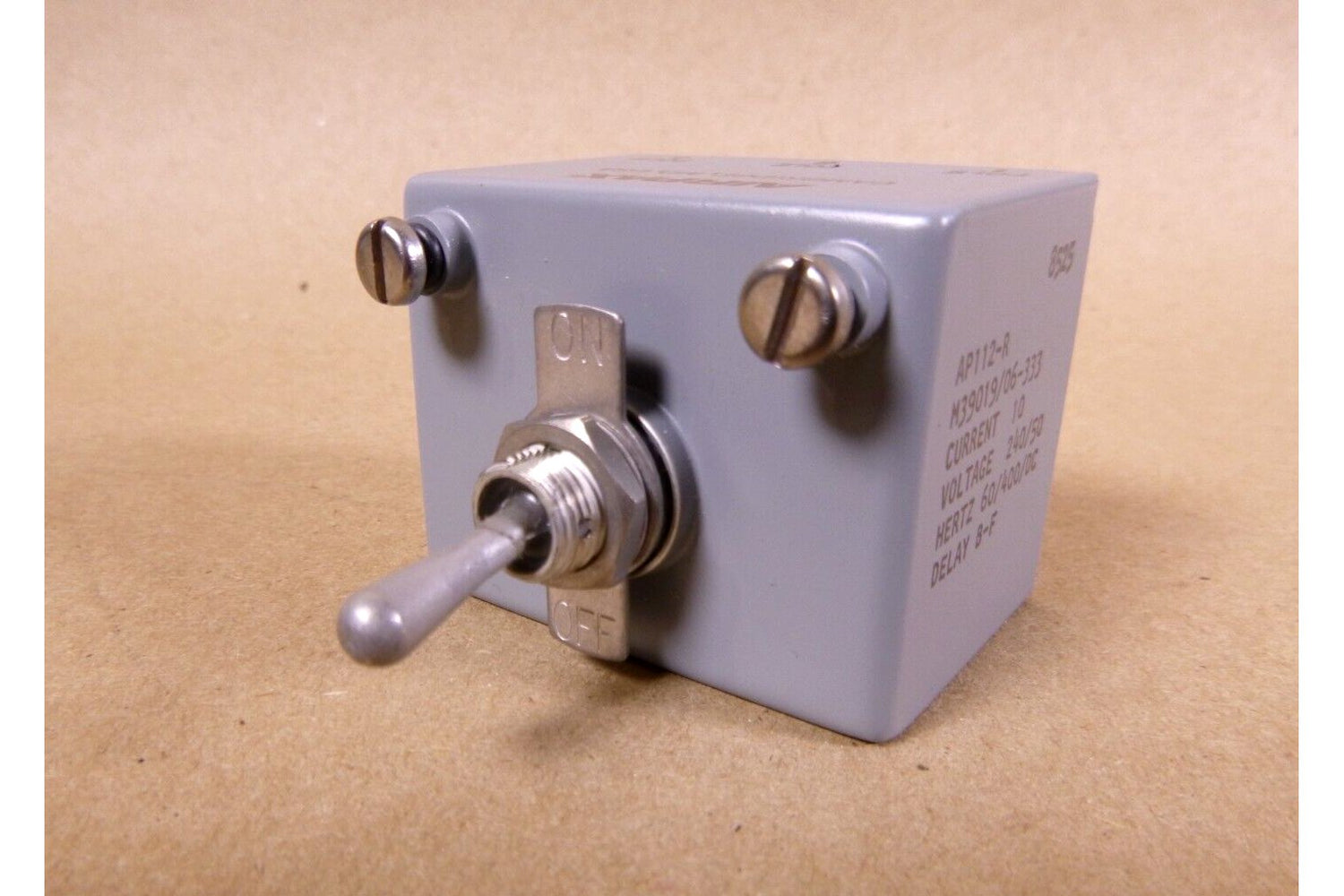 USGI M39019/06-333 Airpax Circuit Breaker Magnetic 3Pole 10A 240VAC/50VDC | Electrical MRO Replacement Parts &amp; Components and Commercial Electrical Supplies Company