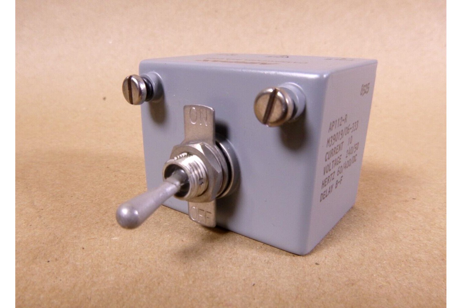 USGI M39019/06-333 Airpax Circuit Breaker Magnetic 3Pole 10A 240VAC/50VDC | Electrical MRO Replacement Parts &amp; Components and Commercial Electrical Supplies Company