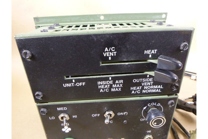USGI M997 A1 A2 Humvee Ambulance A/C Heater Control Box 410913, 2540-01-265-3234 | Genuine HMMWV Replacement Parts and Military Surplus Humvee Parts &amp; Accessories