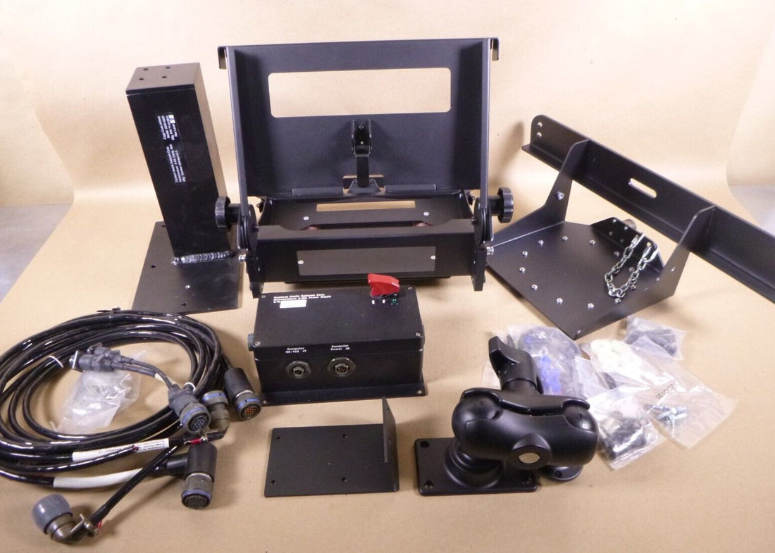 USGI M998 Humvee FMTV MRAP Computer / Radio Mounting Cradle Kit | Genuine FMTV Replacement Parts, LMTV Parts For Sale and Military Surplus Medium Tactical Vehicle Parts &amp; Components