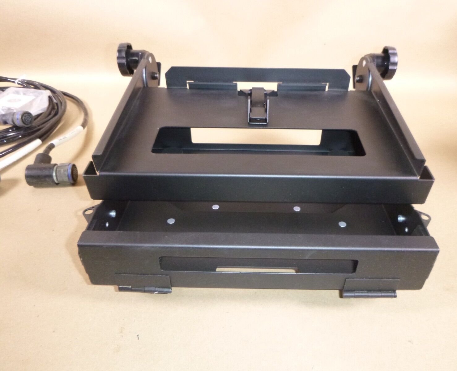 USGI M998 Humvee FMTV MRAP Computer / Radio Mounting Cradle Kit | Genuine FMTV Replacement Parts, LMTV Parts For Sale and Military Surplus Medium Tactical Vehicle Parts &amp; Components