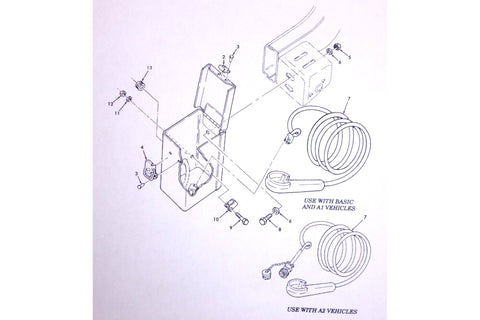 USGI M998 Humvee Winch Control Stowage Box 12338489, 12338489 - 1, 5588040 - Royal Equipment Royal Equipment