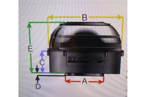 USGI M998, M939, M35 SY - KLONE 9002R, 6" Engine Air Precleaner 650 to 800 CFM - Royal Equipment SY - KLONEOther Commercial Truck Parts