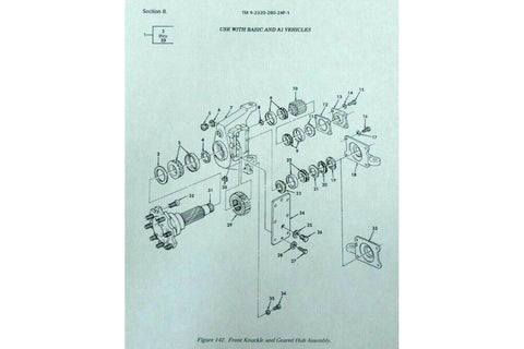 USGI M998 M998A1 Humvee Front Knuckle Bearing Set Bower 3780 - 3720 Made in USA - Royal Equipment Royal Equipment