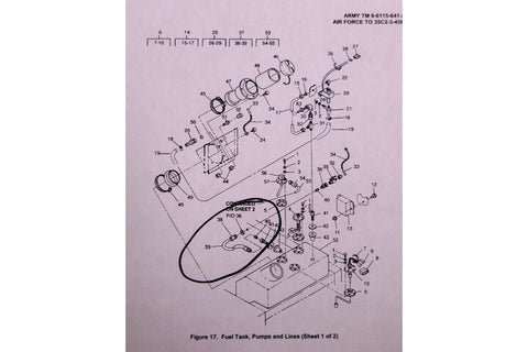USGI MEP - 802A Generator Fuel Tank Line Hose Assy. 88 - 20191 - 1, 4720 - 01 - 434 - 3455 - Royal Equipment Royal Equipment