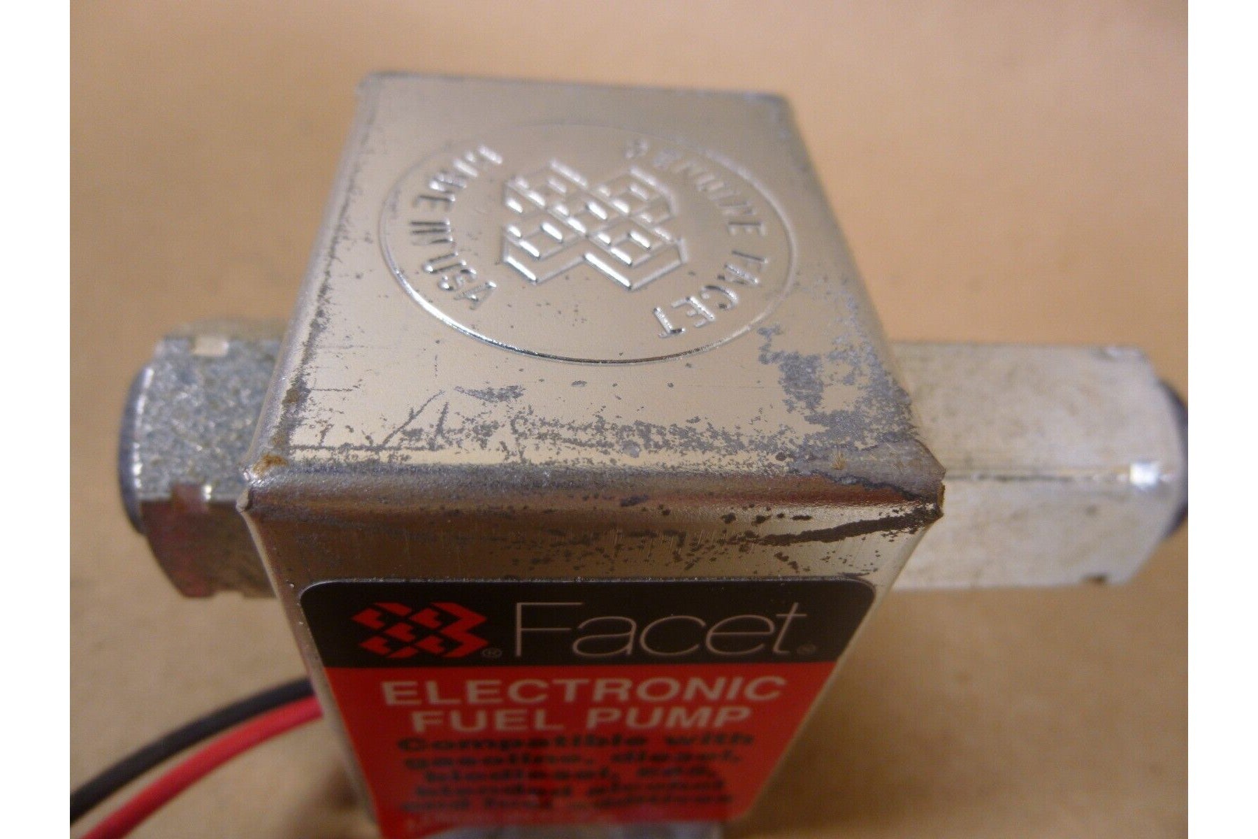 USGI MEP802 MEP803 Generators Facet Cube 24v Fuel Pump 40194, 2910-01-366-7293 | Genuine MEP Generator Replacement Parts and Military Surplus Generator Parts