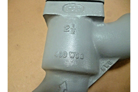 USGi Mil - Spec 2 - 1/2" Butt Weld Y Stop Check Valve - 400 WOG - Made in USA - Royal Equipment HUBBELLOther Valves & Manifolds