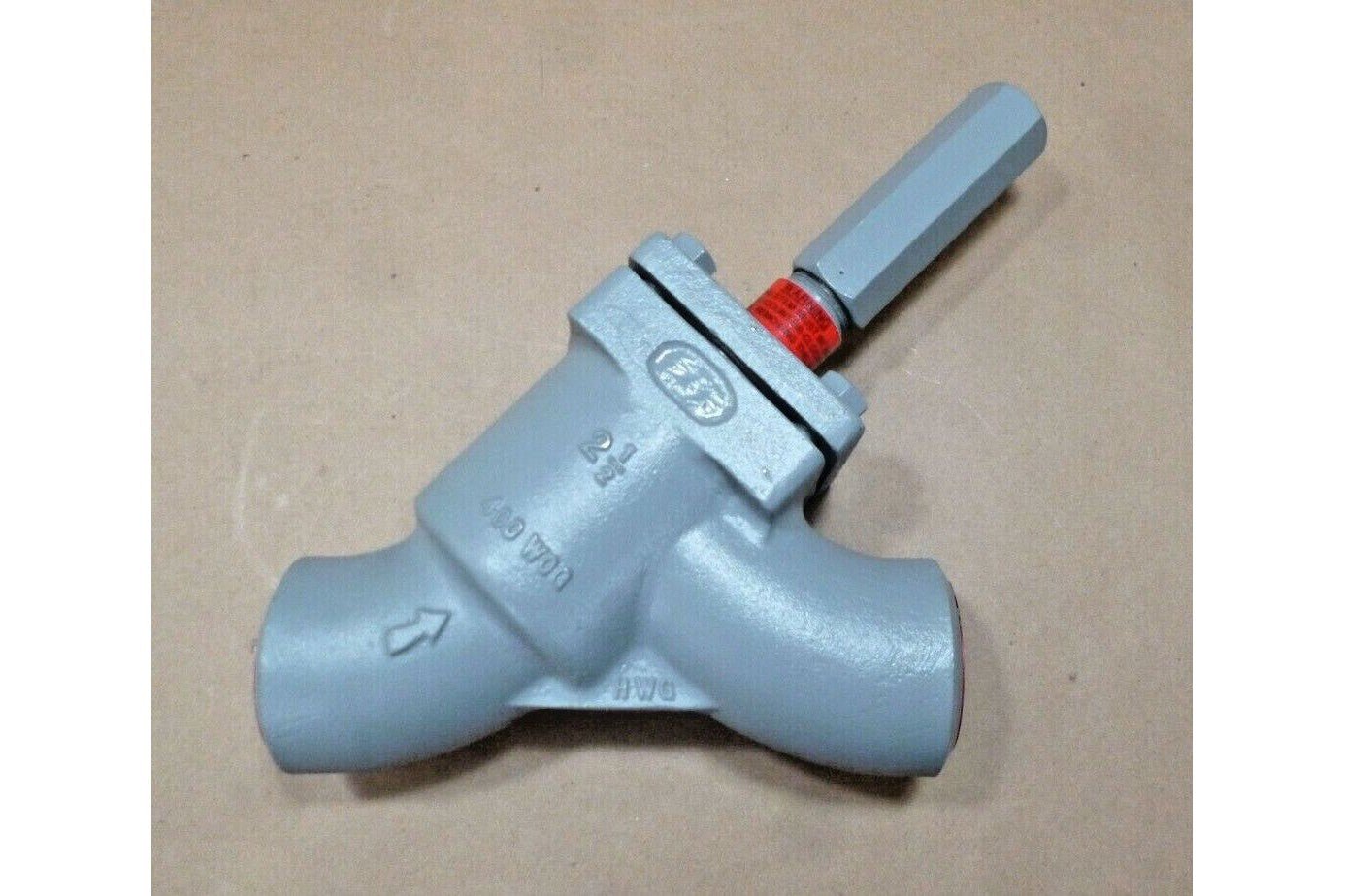 USGi Mil-Spec 2-1/2" Butt Weld Y Stop Check Valve - 400 WOG - Made in USA | Electrical MRO Replacement Parts &amp; Components and Commercial Electrical Supplies Company