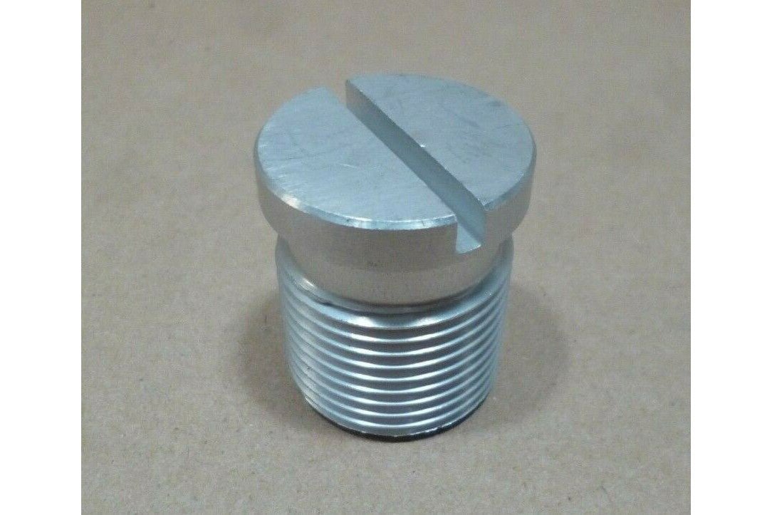 USGI Military 1-1/8 - 12 UNF x 1-3/8" Aluminum Threaded Plug - Slotted Head | Industrial Replacement Nuts &amp; Bolts Distributor and Machinery Screws &amp; Fasteners Supply