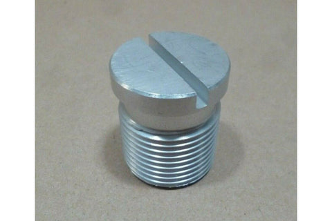 USGI Military 1 - 1/8 - 12 UNF x 1 - 3/8" Aluminum Threaded Plug - Slotted Head - Royal Equipment Royal Equipment