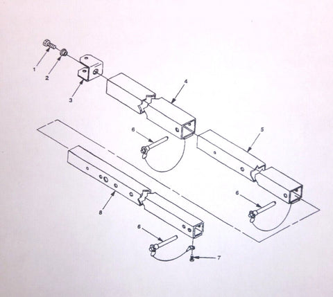 USGI Military Electrical Equipment Mast AB - 1386/U Strut Assembly A3209979 - Royal Equipment USGI