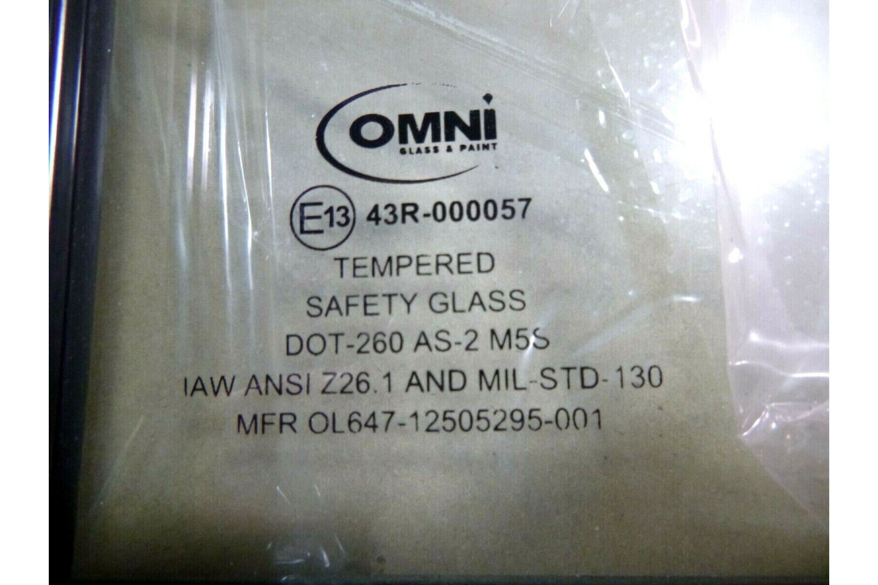 USGI Military M1083 A1P2 5-ton MTV Driver Side (LH) Window Assembly 12505295-001 | Genuine M35 Military Truck Parts and M939 Cargo Truck Surplus Parts