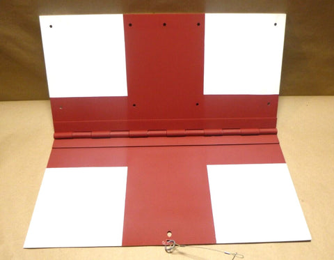 USGI Military M997 Humvee MRAP 24" x 24" Hinged Folding Red Cross Vehicle Sign - Royal Equipment USGI