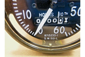 USGI Military Speedometer / Hour Meter, Stewart Warner 501L, 8713233 - 1, 150 - 6941 - Royal Equipment Royal Equipment