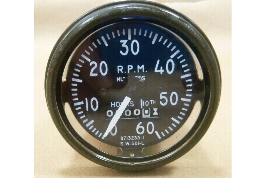 USGI Military Speedometer / Hour Meter, Stewart Warner 501L, 8713233-1, 150-6941 | Replacement Truck Parts, Trailer Accessories, Automobile Supplies, Car Parts &amp; Accessories