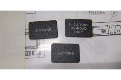 USGI MK25 7-Ton MTVR W/ Winch Nameplate Identification Kit 9905-01-611-5307 | Genuine MEP Generator Replacement Parts and Military Surplus Generator Parts
