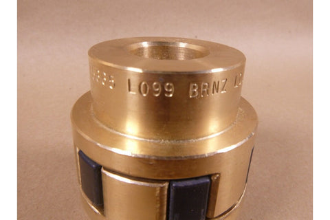 USGI Naval Lovejoy Complete Bronze Coupling L099 Blank Bore 1" W/ Rubber Insert - Royal Equipment Royal Equipment