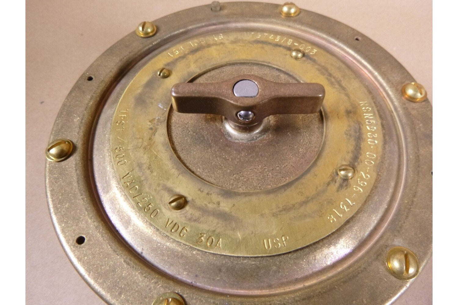 USGI Naval Ships Rotary Switch 500VAC/250VDC 30A, M15743/8-003, 5930-00-296-7318 | Industrial MRO Replacement Parts, Manufacturing Machine Parts &amp; Components, Heavy Equipment Parts Supplier