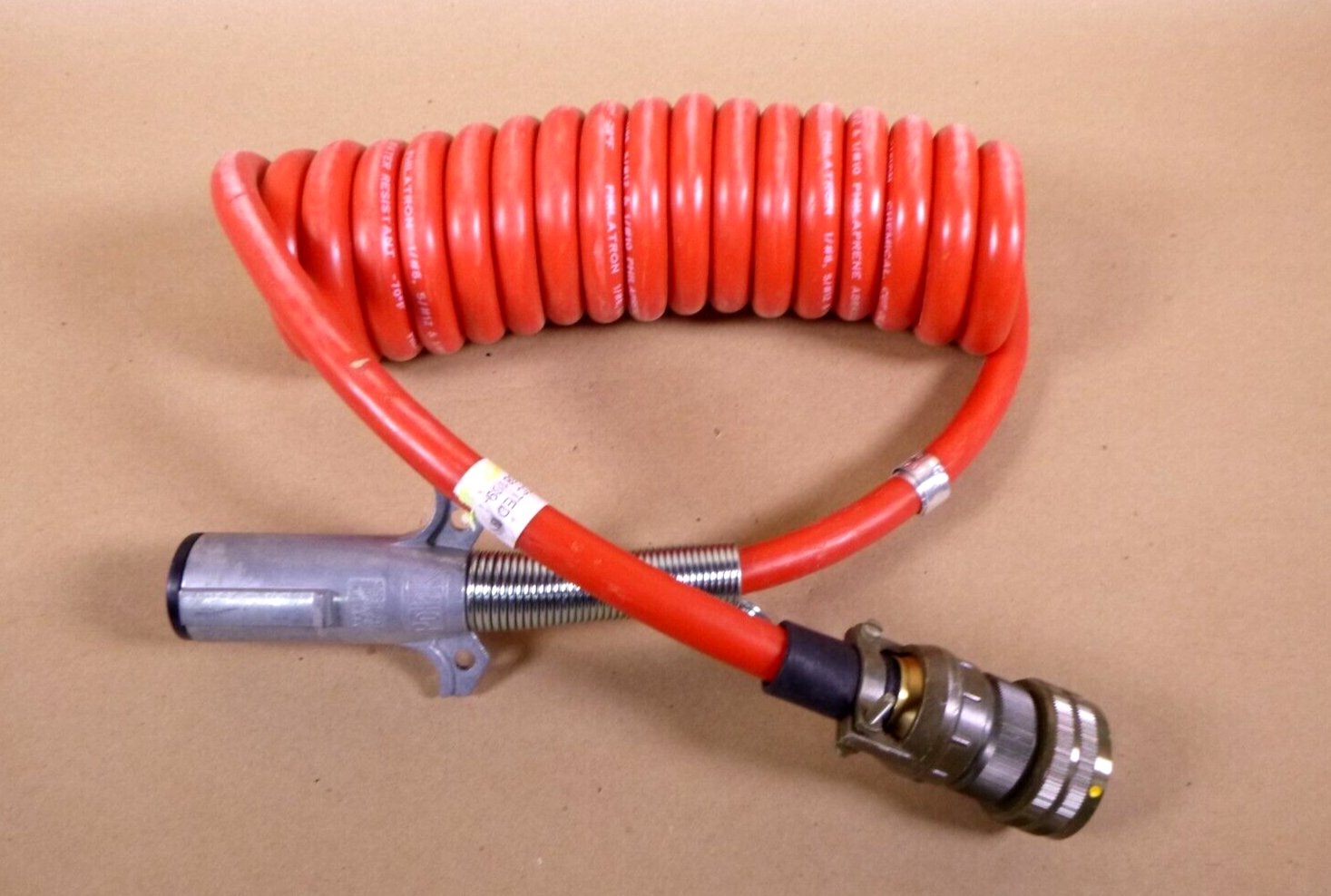 USGI Oshkosh 7 Pin Coiled Trailer Cable 1864530, 93-1864530, 6150-01-382-5837 | Replacement Truck Parts, Trailer Accessories, Automobile Supplies, Car Parts &amp; Accessories