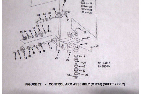 USGI Oshkosh M - ATV M1240 MRAP Ball Joint 3831461, 3040 - 01 - 577 - 3669 - Royal Equipment OshkoshTie Rods & Steering Linkages