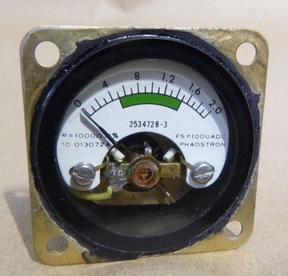 USGI PHAOSTRON 10-013072A ARBITRARY SCALE METER 2534728-3 , 6625-00-009-3699 | Industrial MRO Replacement Parts, Manufacturing Machine Parts &amp; Components, Heavy Equipment Parts Supplier