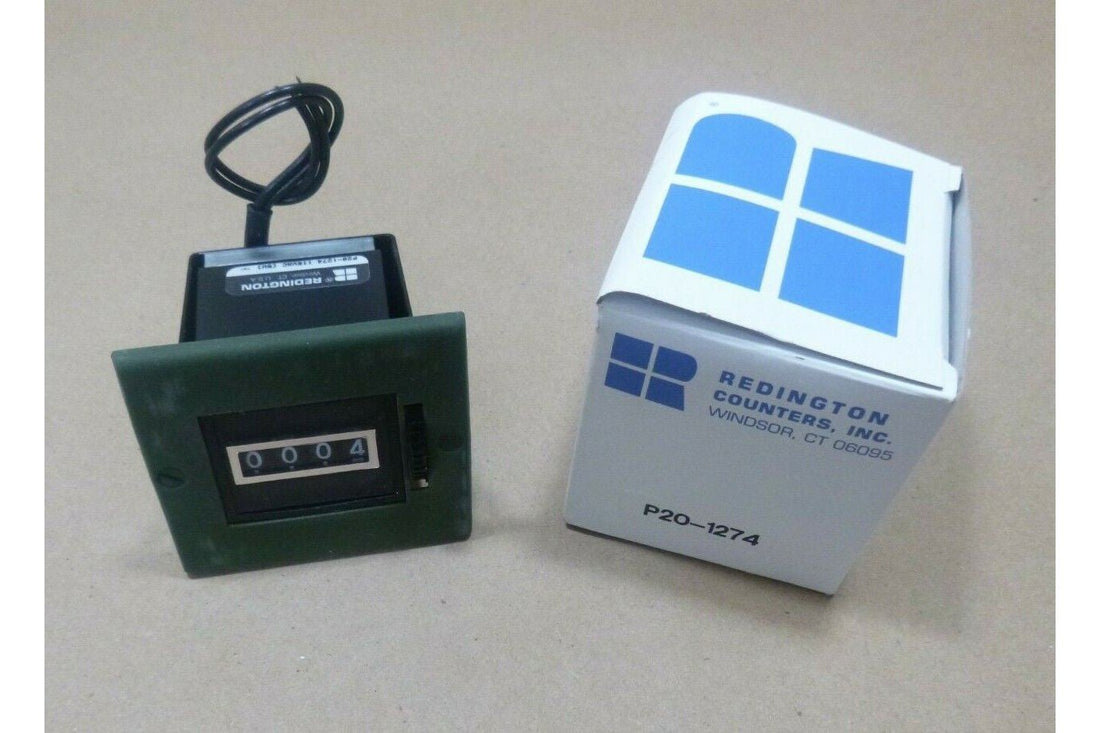 USGI REDINGTON USA MECHANICAL ANALOG COUNTER 1000 CPM, 115 VAC, 4 DIGIT, GREEN | Electrical MRO Replacement Parts &amp; Components and Commercial Electrical Supplies Company
