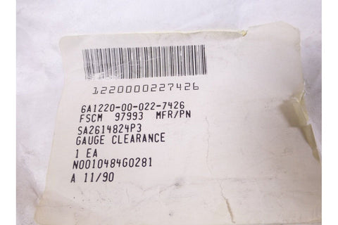 USGI SA2614824P3 Gage For General Electric Ordinance , 1220 - 00 - 022 - 742 - Royal Equipment Royal Equipment