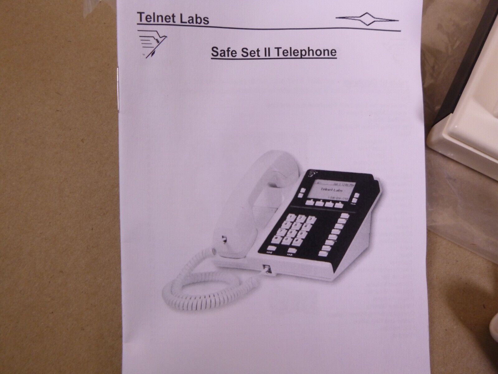 USGI Safe Set II TSG Approved TSG-NC-30-20 Single Line Adv. Analog Telephone | Electrical MRO Replacement Parts &amp; Components and Commercial Electrical Supplies Company
