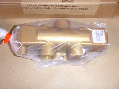 Versa Two Way Brass Directional Valve VPS-2502, 1/2" NPT, 40-200 Psi, VAC-200 | Industrial MRO Replacement Parts, Manufacturing Machine Parts &amp; Components, Heavy Equipment Parts Supplier