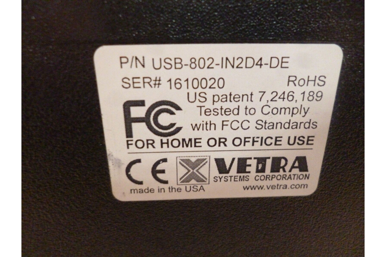 Vetra USB-802-IN2D4-DE 2 port USB DVI quad-head KVM switch W/ front panel | Industrial MRO Replacement Parts, Manufacturing Machine Parts &amp; Components, Heavy Equipment Parts Supplier