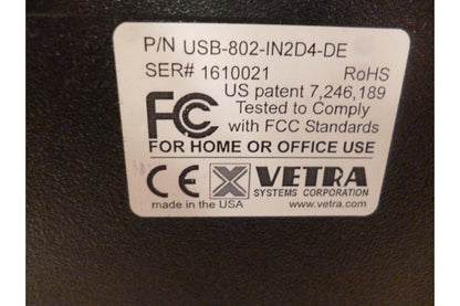 Vetra USB-802-IN2D4-DE 2 port USB DVI quad-head KVM switch W/ front panel | Industrial MRO Replacement Parts, Manufacturing Machine Parts &amp; Components, Heavy Equipment Parts Supplier