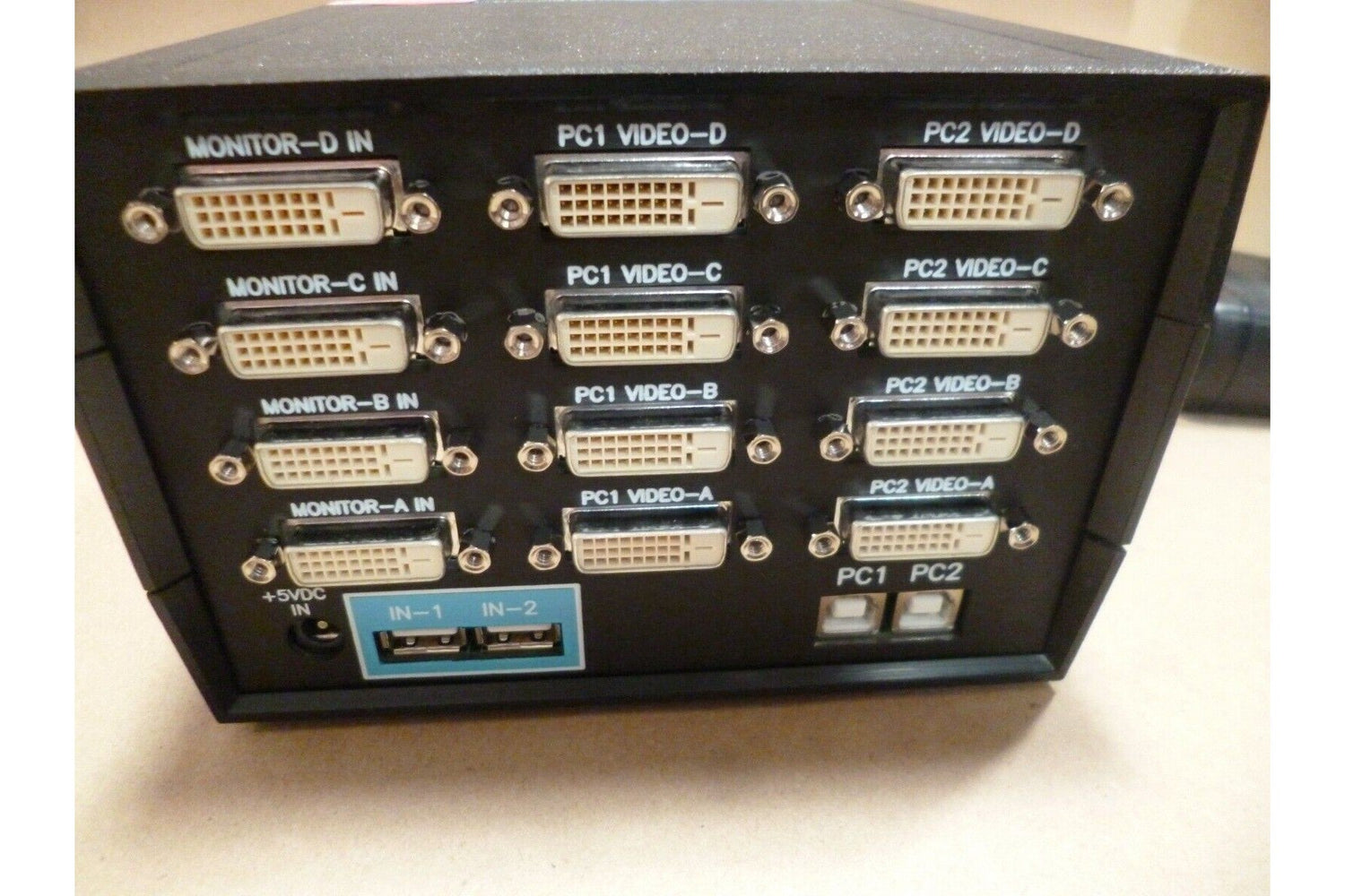 Vetra USB-802-IN2D4-DE 2 port USB DVI quad-head KVM switch W/ front panel | Industrial MRO Replacement Parts, Manufacturing Machine Parts &amp; Components, Heavy Equipment Parts Supplier