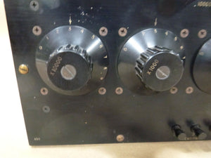 Vintage LEEDS & NORTHRUP 4395 Decade Resistor 100,000 Ohms Input Resistance *FOR PARTS* | Electrical MRO Replacement Parts & Components and Commercial Electrical Supplies Company