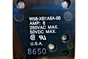 W58 - XB1A4A - 6 POTTER & BRUMFIELD CIRCUIT BREAKER 6 AMP 250Vac 50Vdc - Royal Equipment Royal Equipment