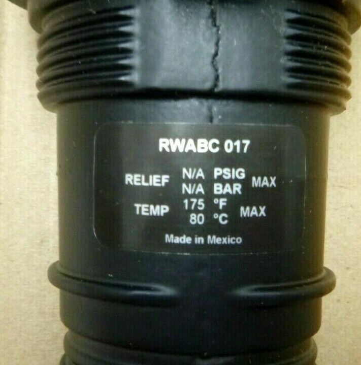 Wabco Air Dryer Back Pressure Relief Valve RWABC017, 1/2" NPT 0.521 Volume | Industrial MRO Replacement Parts, Manufacturing Machine Parts &amp; Components, Heavy Equipment Parts Supplier
