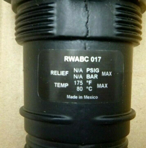 Wabco Air Dryer Back Pressure Relief Valve RWABC017, 1/2" NPT 0.521 Volume - Royal Equipment WABCO