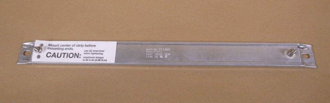 WATLOW SGA1J17RT5 Type SG Strip Heater 240VAC 1000W, 17-7/8" L X 1-1/2" W X 3/8" | Industrial MRO Replacement Parts, Manufacturing Machine Parts &amp; Components, Heavy Equipment Parts Supplier